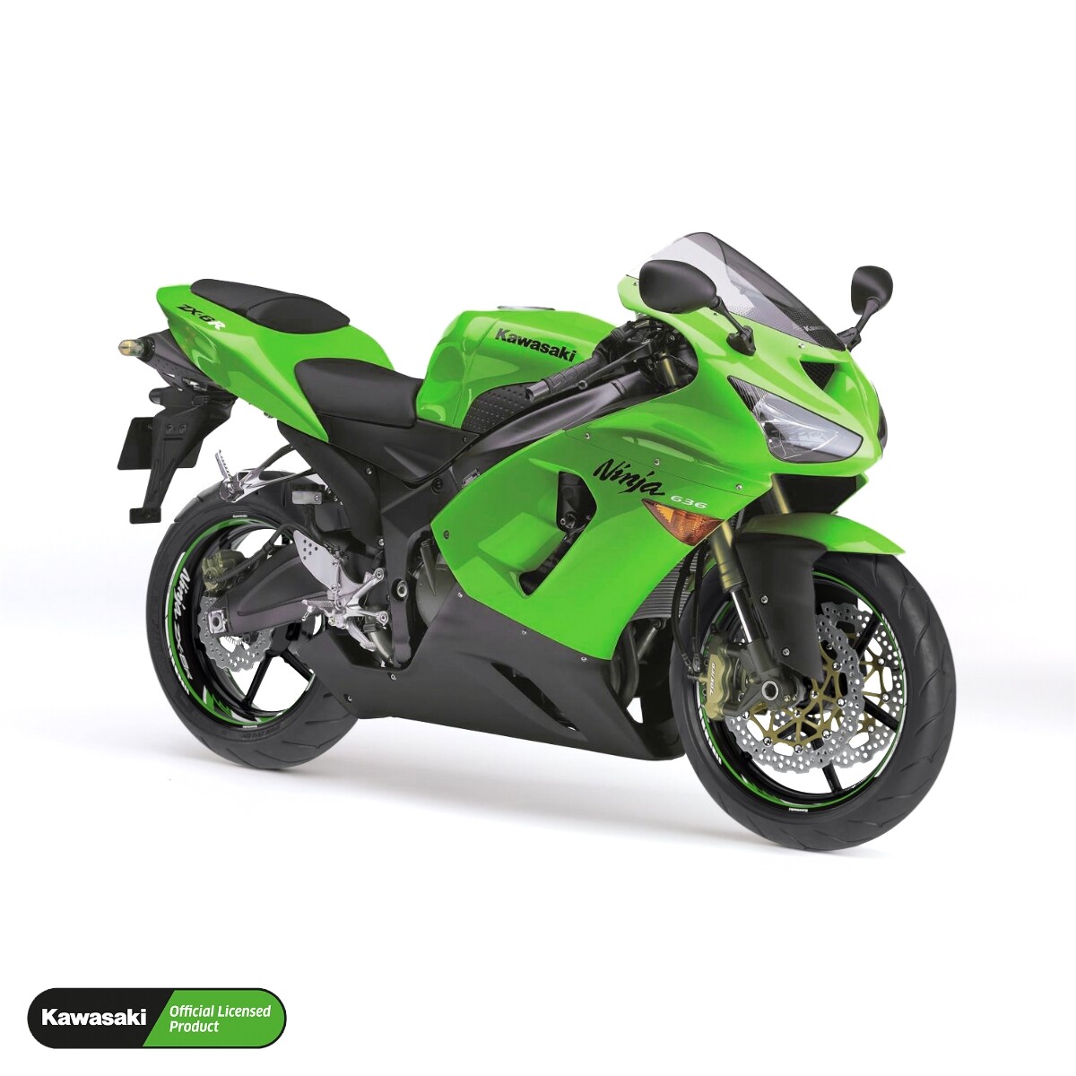 R様へ♥6/16 Kawasaki Ninja ZX-6R Rim Sticker Razor Premium | eBay