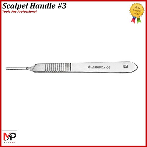 Surgical BP handle Scalpel Handle #3 Medical Dental holder 2PCS - Picture 2 of 3