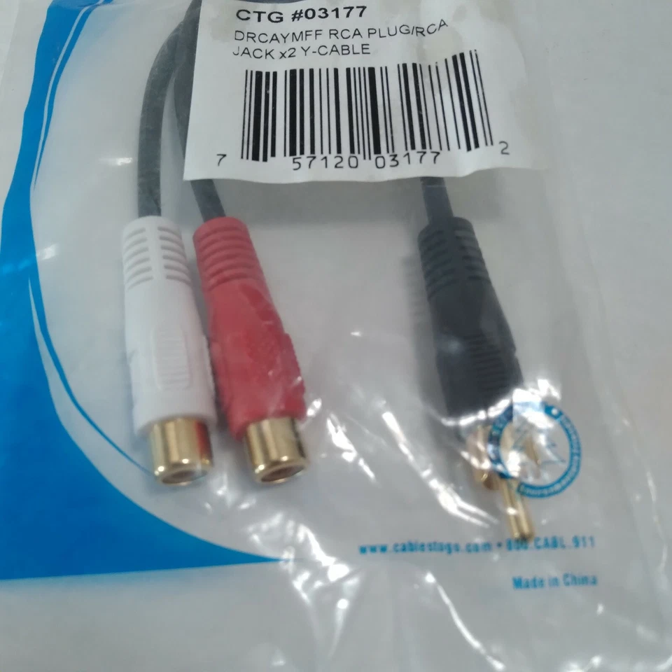 Cables ToGo One RCA Mono Macho a Dos RCA Estéreo Hembra Cable Y Foto 2 de 3