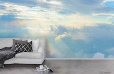 3D Sky Clouds Sunny Wallpaper Wall Mural Removable Self-adhesive Sticker71