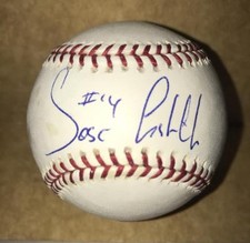 JOSE CASTILLO  PIRATES/ASTROS   SIGNED AUTOGRAPHED M.L. BASEBALL W/COA