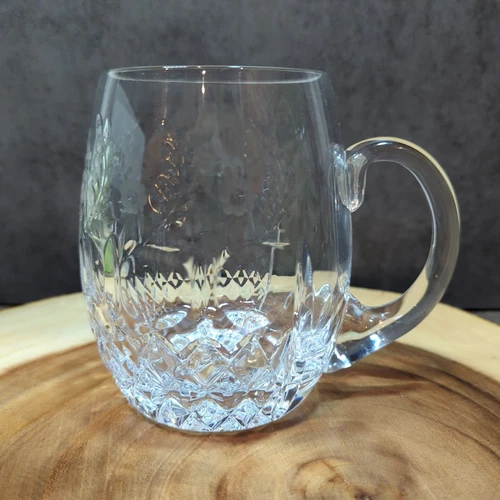 Rogaska Gallia Crystal 20 Oz Beer Mug/Tankard Retired Made in Yugoslavia