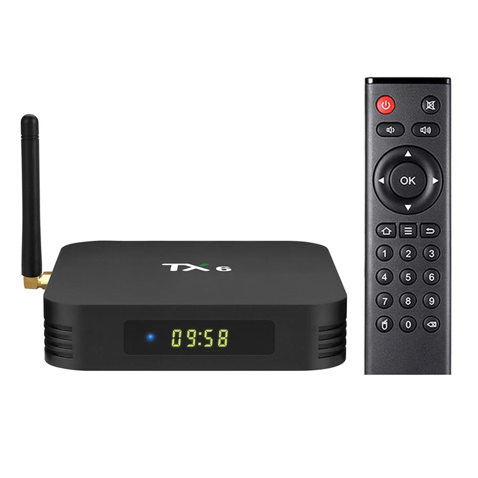 TX6 Smart TV Box Android 9.0 Quad Core 2GB RAM/16GB ROM 4K HD Media Player - Bild 2 von 3