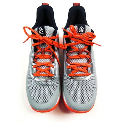 Under Armour Curry 3Z6 Grey/Solar Red Basketball Sneakers 