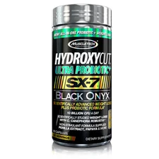 MuscleTech Hydroxycut SX-7 Black Onyx Ultra Probiotic (80 Caps) - Cellucor & EVL