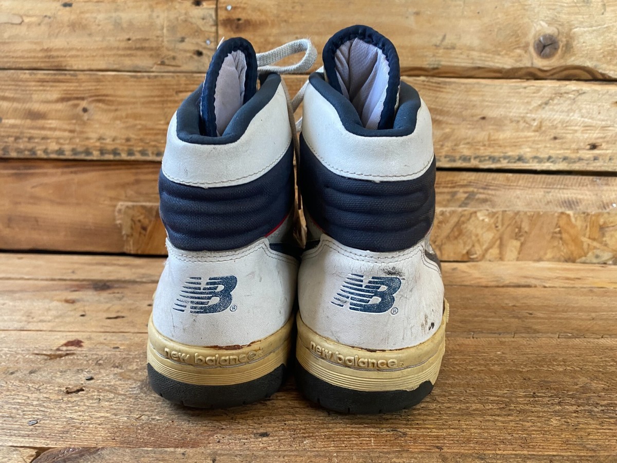 Vintage Newbalance 80's worthy 800 hi-top leather sneakers Made in