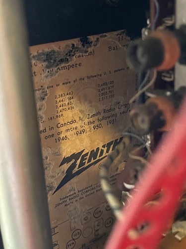 Vintage ZENITH B600 Trans Oceanic Radio / Chassis 6A40 - Picture 16 of 24