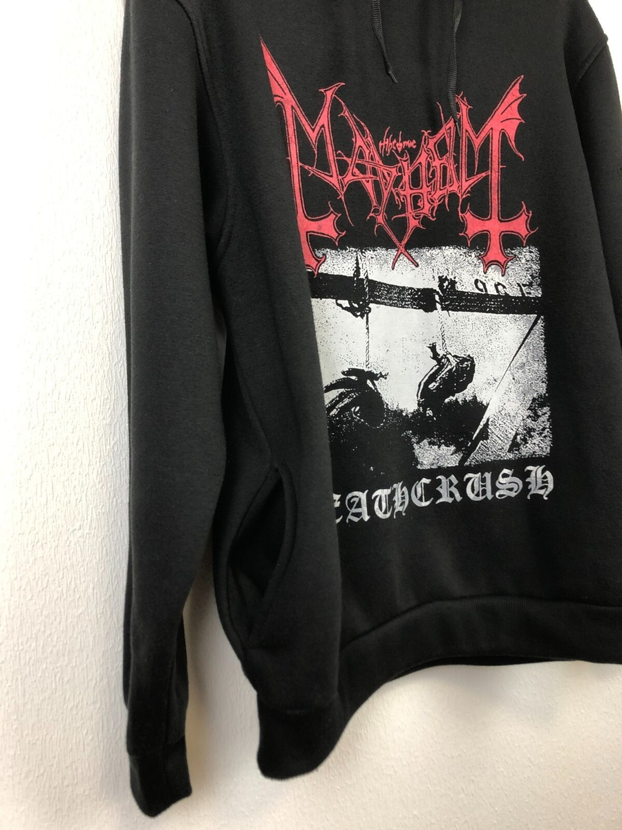 【KOOLOSET】Vintage Mayhem Dying Hood Vintage Mayhem Deathcrush Hoodie Band Jacket Rare Hype Over