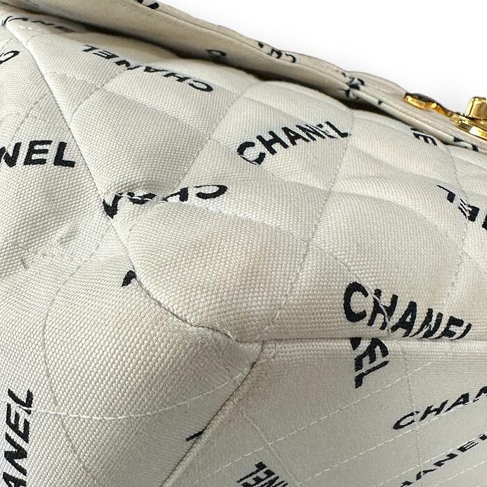 Chanel Matelasse Canvas Chain Shoulder Bag Single Flap 801 Chanel Matelasse Canvas Chain Shoulder Bag Single Flap 801