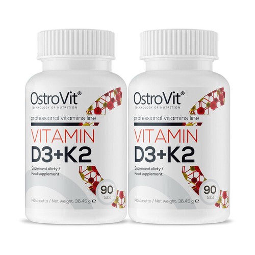 OSTROVIT VITAMINA D3 + K2 - 90 CAPS - Salud ósea, sistema inmunológico, calcio, - Imagen 4 de 10