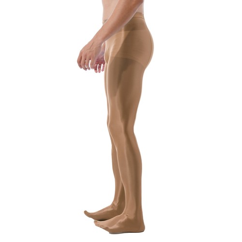 Hombre Aceite Brillante Pantimedias Elástica Ballet Danza Yoga Pies Sedosos Tihgts Deportes - Imagen 28 de 49