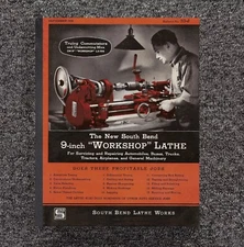 Manual Fits South Bend Lathe No. 33-J - 9in Workshop Lathes 1938