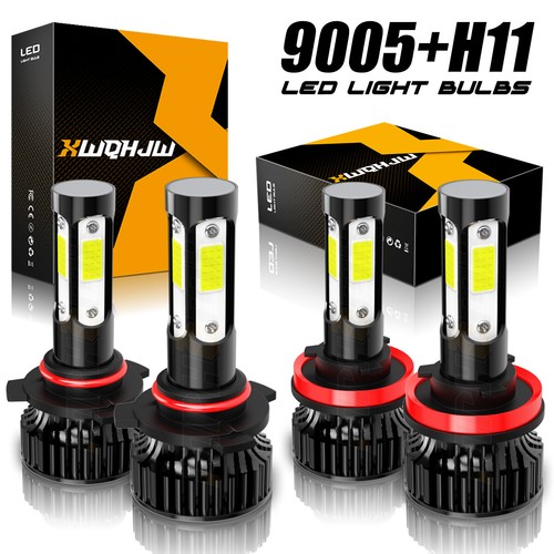 9005 H11 LED Combo Bulbs Headlight High Low Beam for Peterbilt 579 389 ...