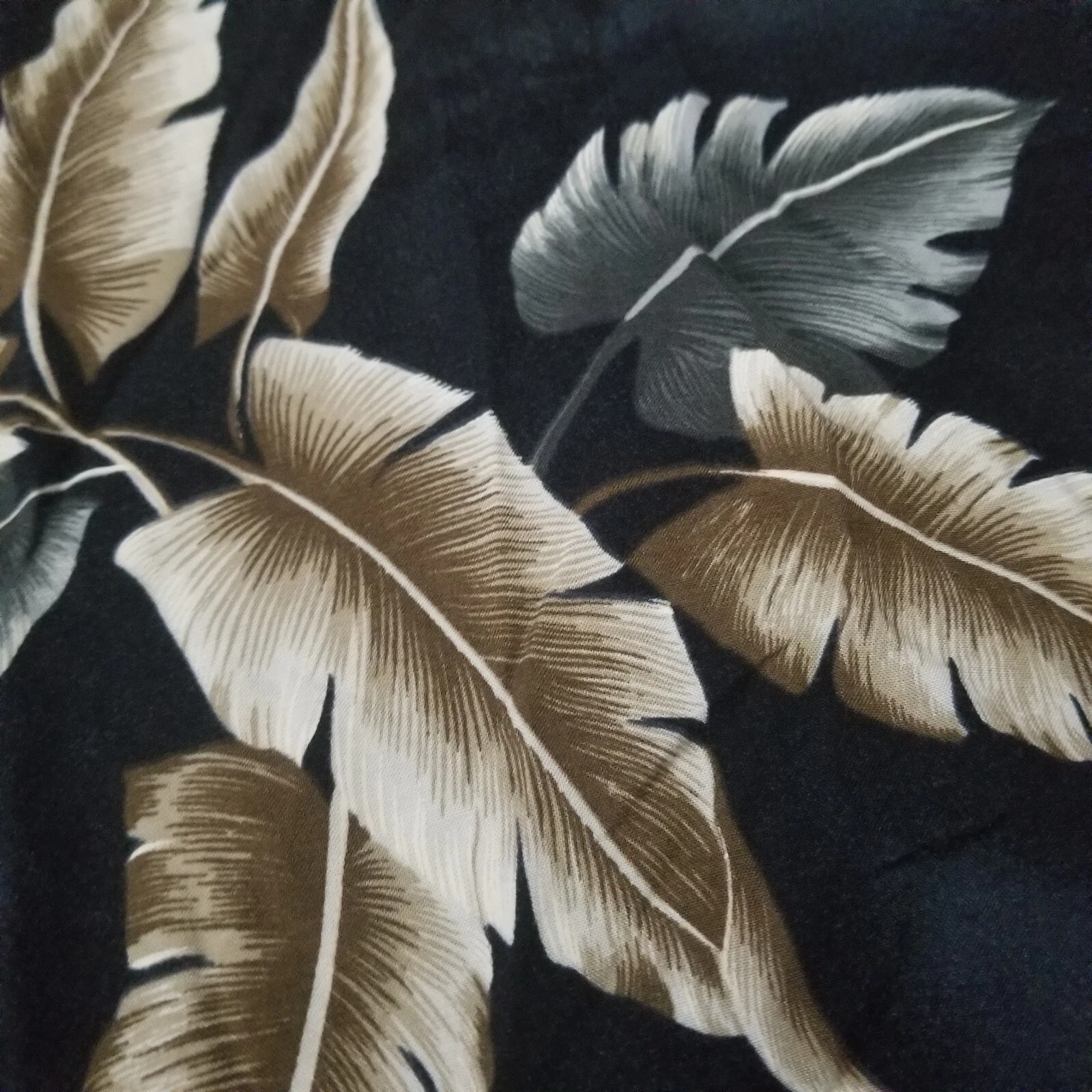 Campia Moda Hawaiian Shirt Short Sleeve Button Down Blue Size Large Rayon