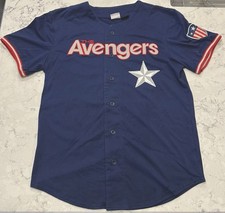 Marvel The Avengers Baseball Shirt Adult Size XS Preowned Rogers 41