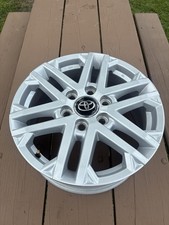 2022-2024 Toyota Tundra Alloy Wheel Rim Silver 18” 6 V Spoke OEM Great Read