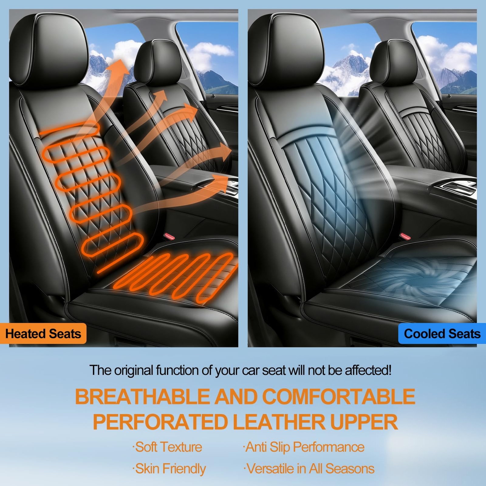 Banklif Fit for Wrangler Seat Covers Compatible with Jeep Wrangler 2005-2025 ... thumbnail 7