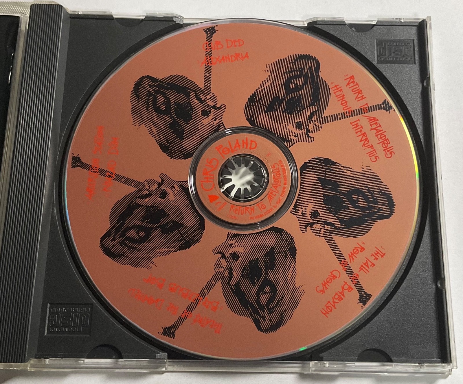 CHRIS POLAND Metalopolis CD Enigma Records 1990