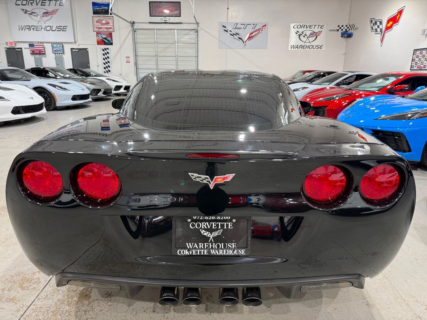 2008 [41U] Black Chevrolet Corvette   | C6 Corvette Photo 5
