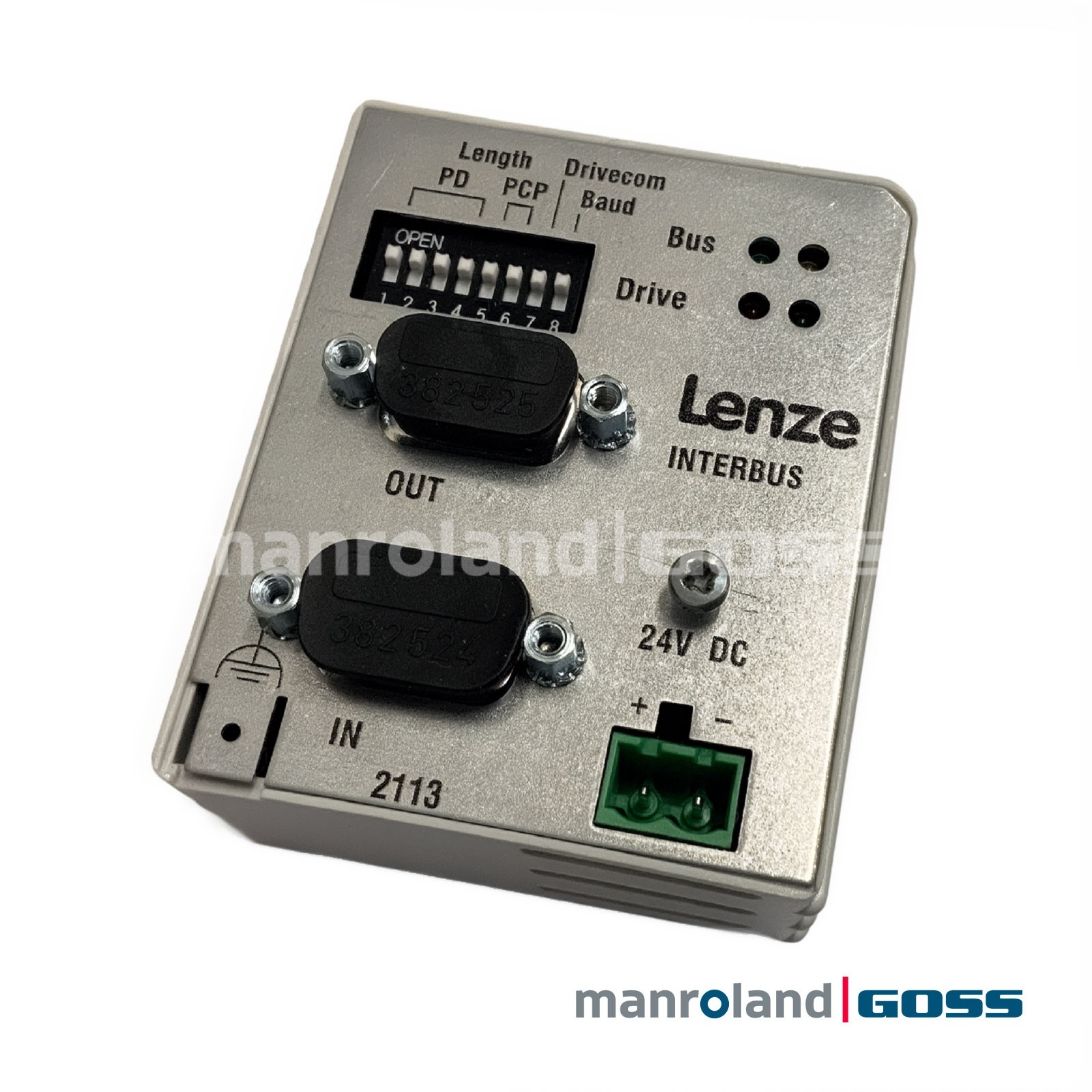 Réparer réseau Interbus variateur avec module Lenze EMF2113IB