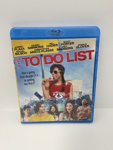 The To Do List (2013) Blu Ray Rare OOP Aubrey Plaza NM