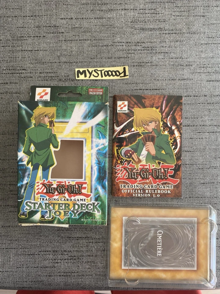 Yu-gi-oh! Starter Deck Joey + Rulebook BOITE VIDE OCCASION English Edition - Bild 2 von 4