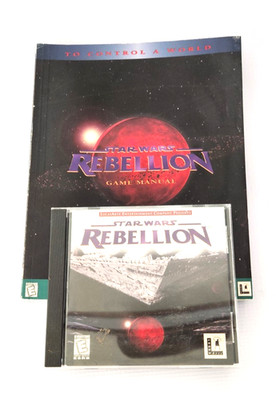Star Wars Rebellion Strategy Game and Manual (PC)