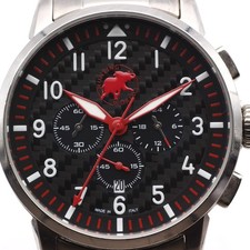 HUNTING WORLD HW-013 Quartz Men's Chronograph Black Dial Discontinued Italy 42mm