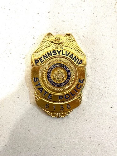 US State Police Pennsylvania Medal 6138