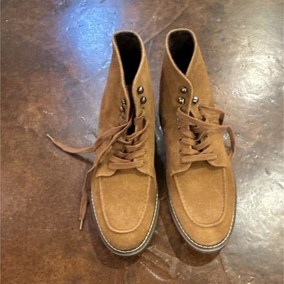 Banana Republic Men s Brown Suede Lace-Up Chukka Ankle Boots US 9.5