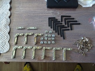 USM Haller Set Befestigungswinkel / Klemmhalter / Halbmondklemme original