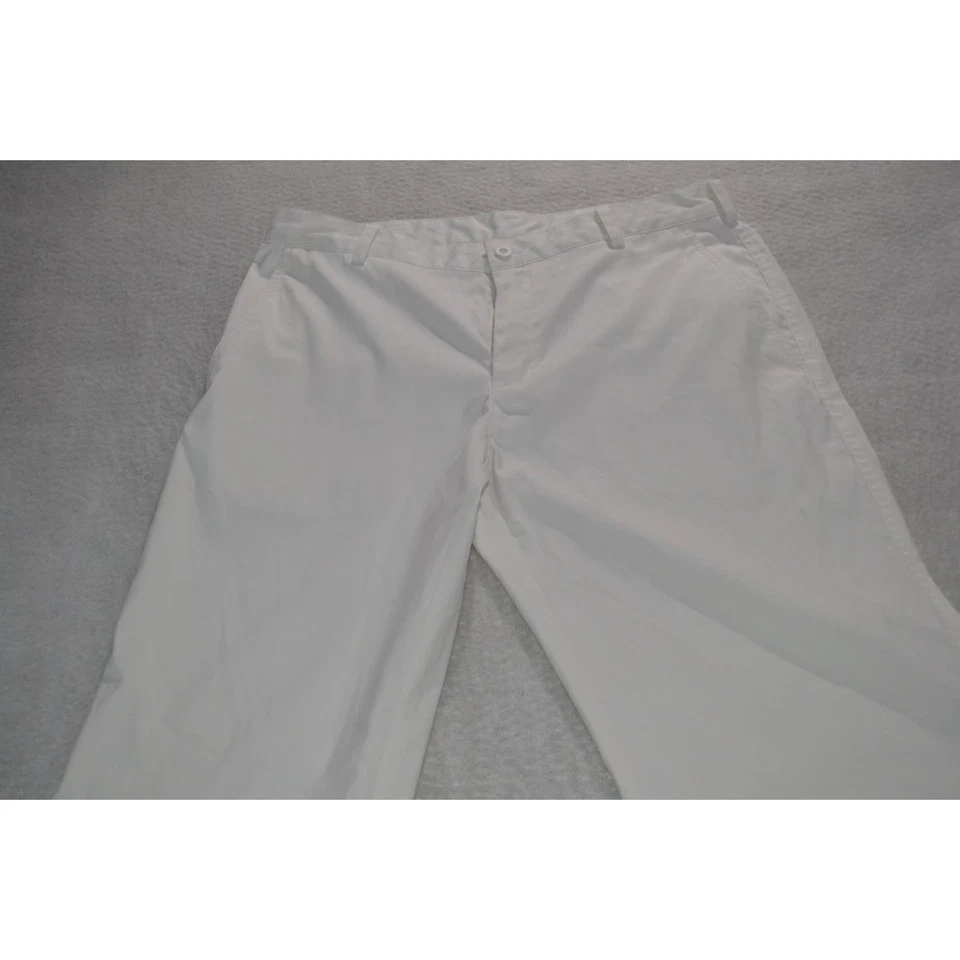 47503-a Pantalones de Golf Nike Rendimiento Frente Plano Blanco Poliéster Talla 34 X 32 Para Hombres Foto 4 de 4