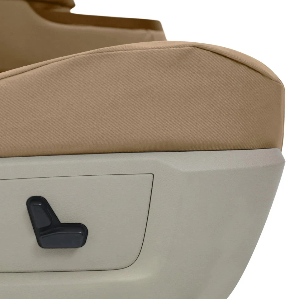 For Nissan 370Z 11-17 Polycotton Drill 1st Row Cashmere Custom Seat Covers Foto 2 de 4