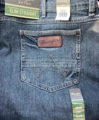 42x32 Wrangler Retro Slim Straight 