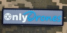 Only Drones grey PVC Patch