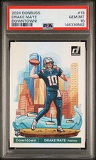 2024 PANINI DONRUSS DOWNTOWN! #13 DRAKE MAYE PSA 10
