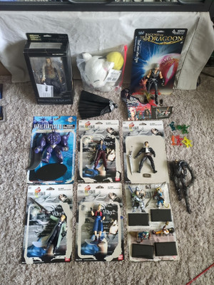 Bandai Final Fantasy 8 VIII IX 9,  XII 12 Action Figures Lot, KH, MG, FFXIV, LoD