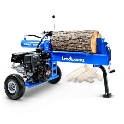 Landworks 20-Ton Log Splitter - 7HP 209CC Gas Engine, 16'' Max Wood Diameter