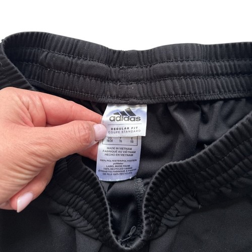 Adidas Black Logo Active Shorts Size 18/20 - Picture 4 of 5