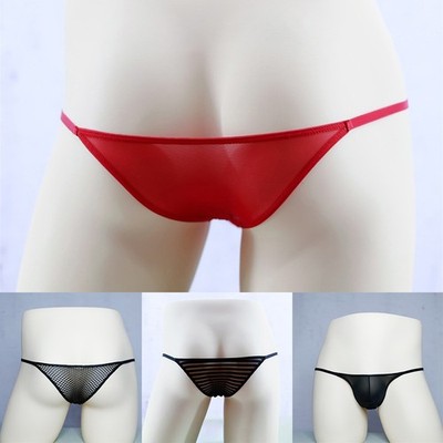Slip Herren T Back Tangas Triangel Slip ultradünn Unterwäsche G String