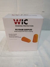 Wic Hearing Protection Disposable Pu Foam Ear Plugs 200 Pairs 1015515345