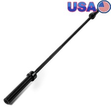 Barbell Weight Bar 5ft Heavy Duty 800lb Capacity Powerlifting Workouts Durable