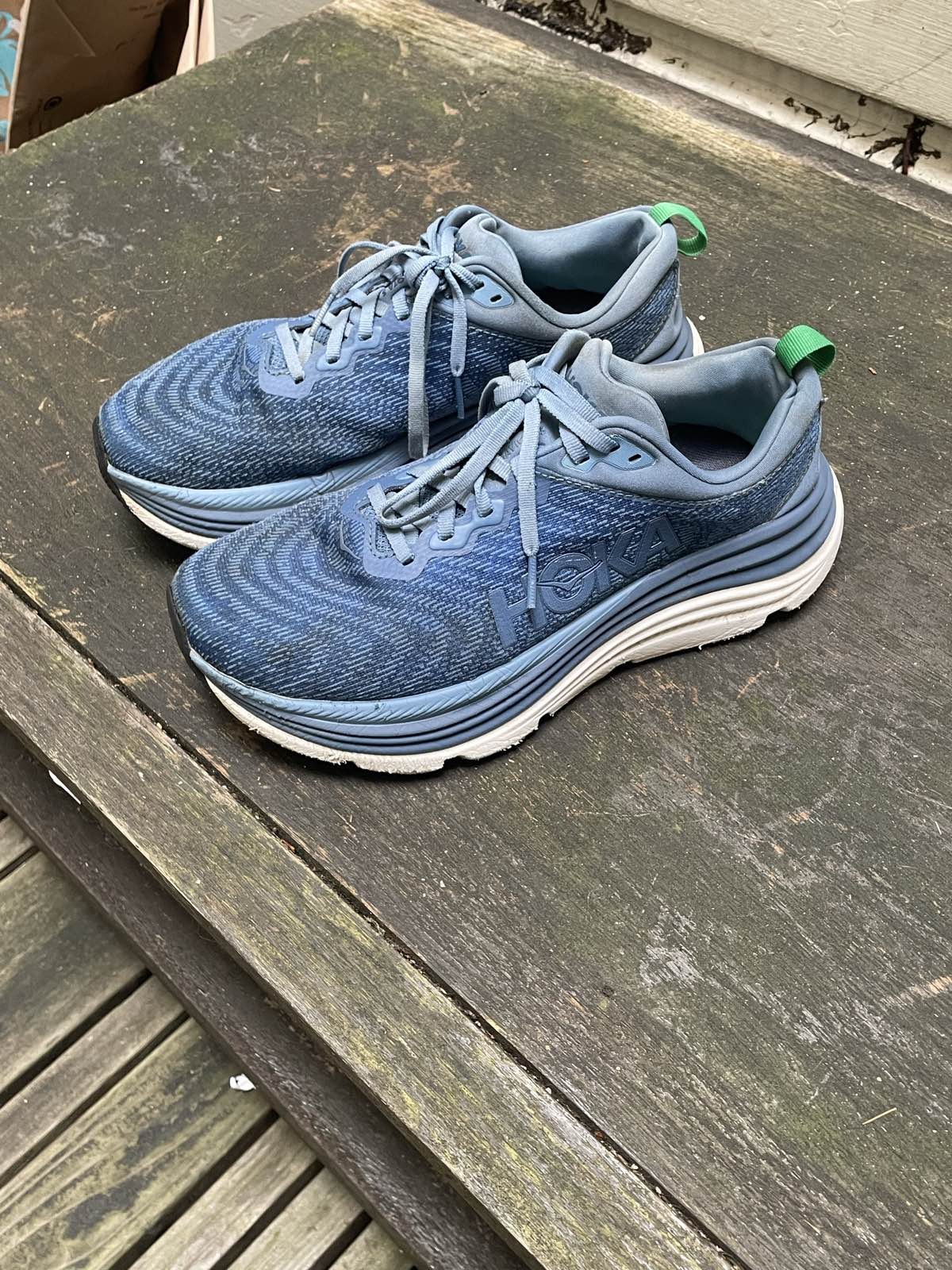 NEW HOKA Gaviota 5 Running Shoes in Men's Size 9 D Downpour/Thunder Cloud Lot thumbnail 15