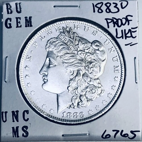 1883 O BU GEM MORGAN SILVER DOLLAR UNC MS+++ U.S. MINT RARE COIN 6765