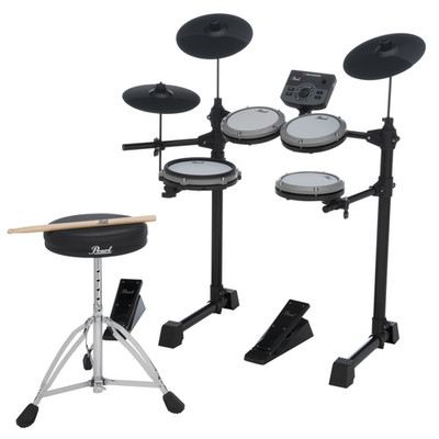 Pearl eRoadshow Complete 5-Piece Electronic Drum Set Package