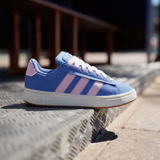 Adidas Grand Court Alpha Womens Casual Shoes JQ3002 Blue Pink Gum 7 NIB