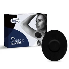 CureTape Sensor Patches: 25-pack (Black)