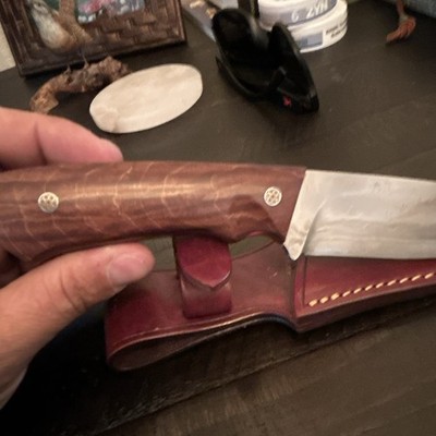 ZuBeng Forge Tamahagane Hunter fix blade knife 