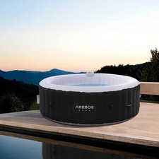 Arebos Whirlpool | 208 cm aufblasbar | In- & Outdoor | 6 Personen |  Neu