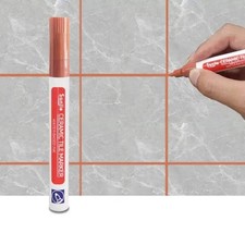 Waterproof Grout Repair Marker – White Tile Seam Paint for Bathroom Restoration